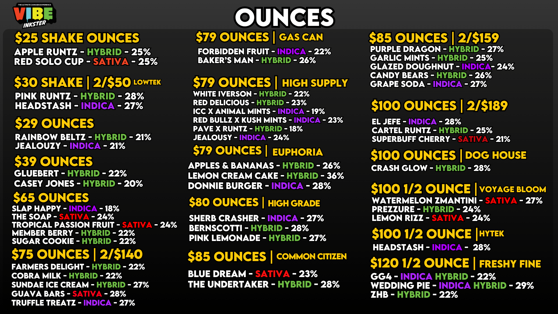 Ounces 79 LE