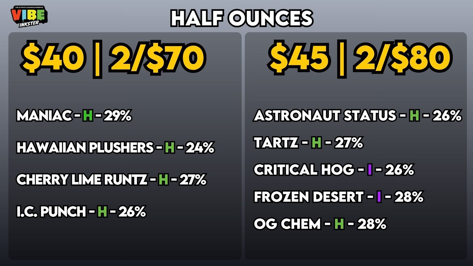 HALF OUNCES 814(2)