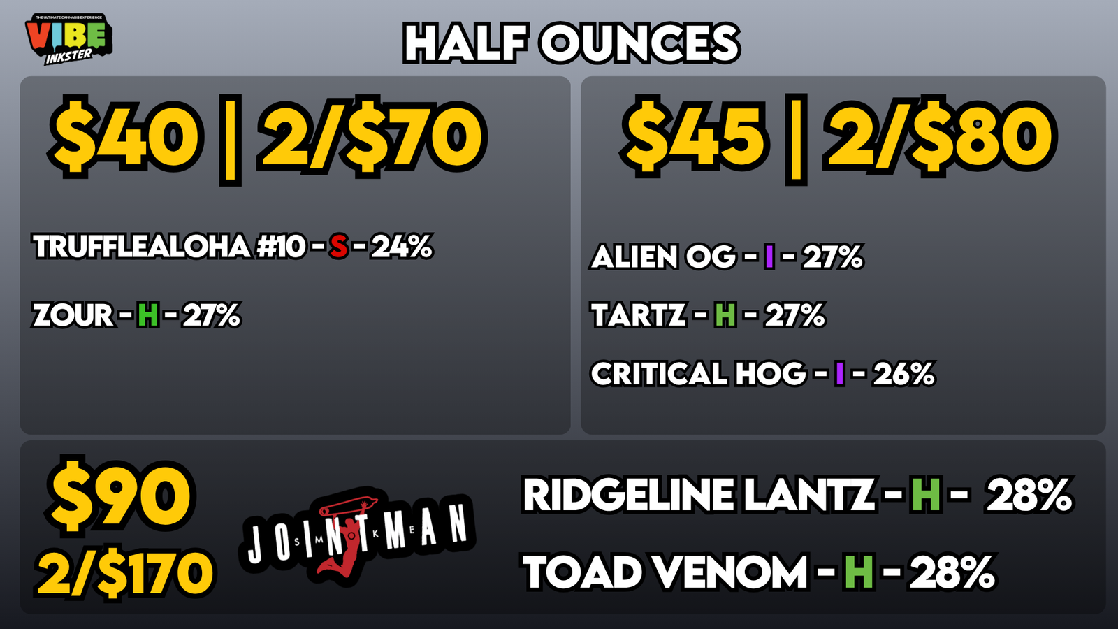 HALF OUNCES 920