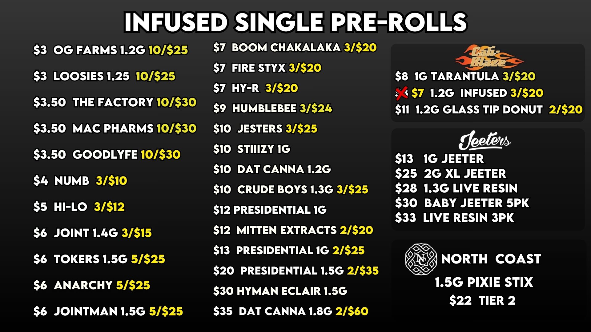 INFUSED SINGLE PREROLLS 319(1)