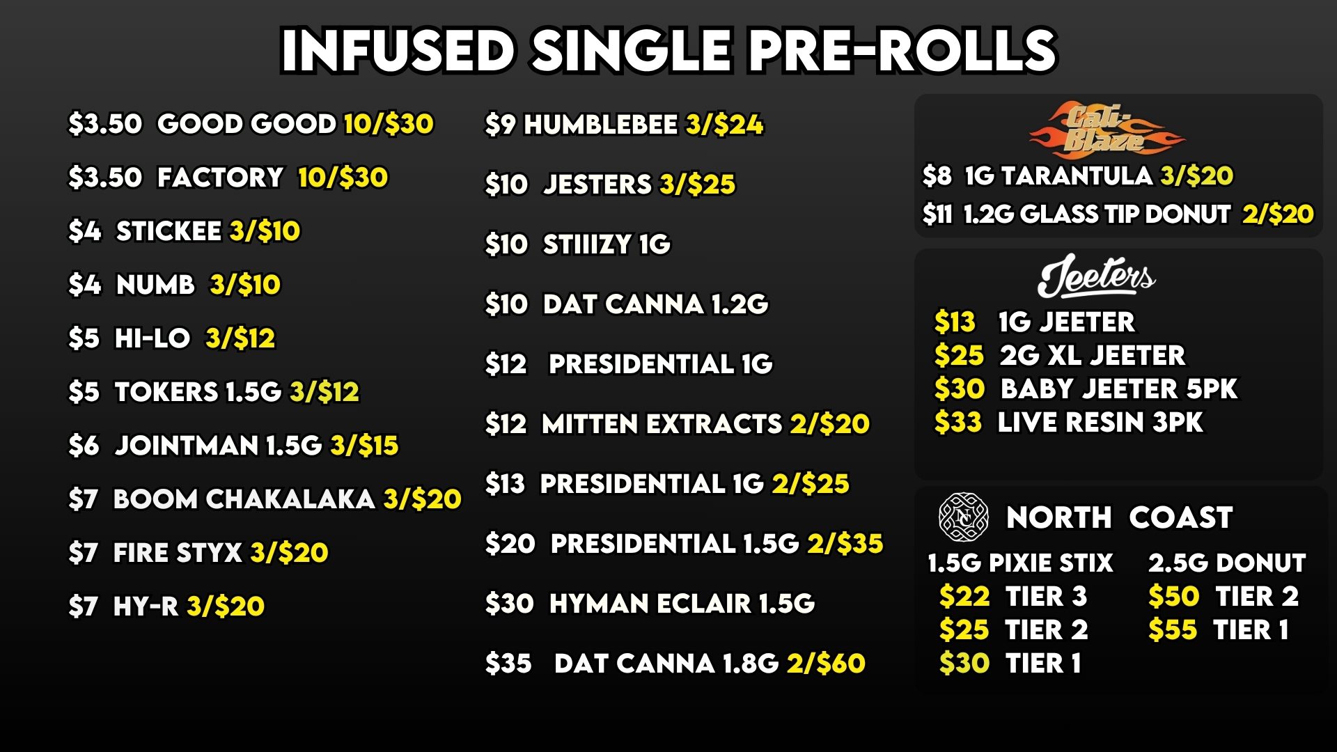 INFUSED SINGLE PREROLLS 53(1)