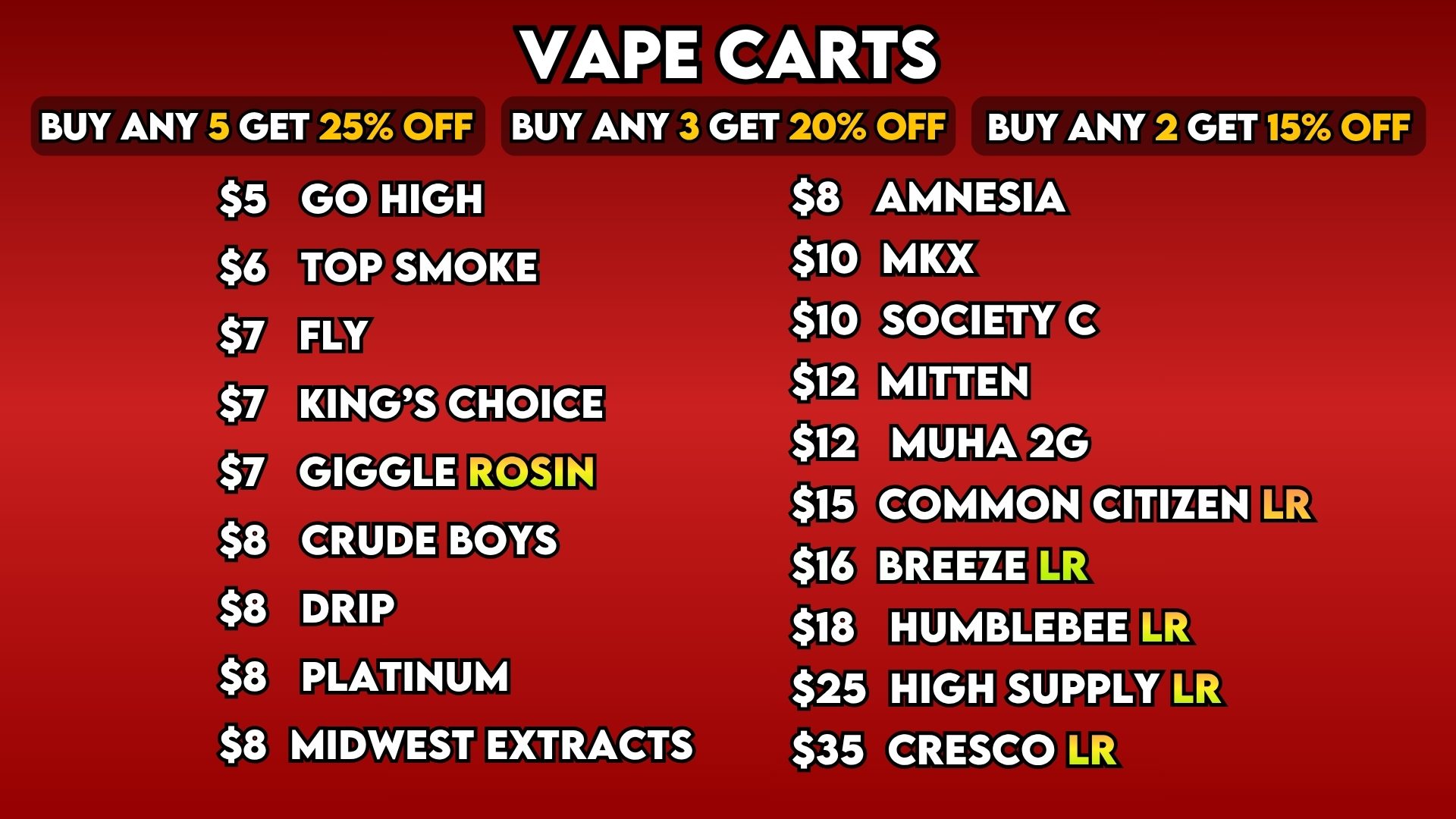 VAPE CARTS – 418
