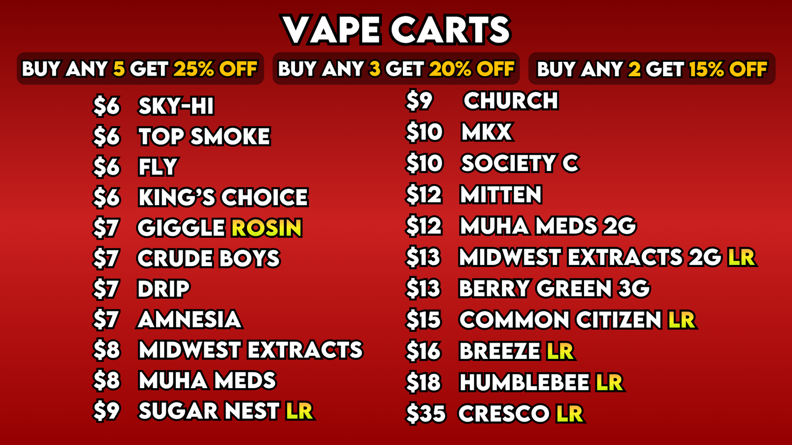 VAPE CARTS – 86