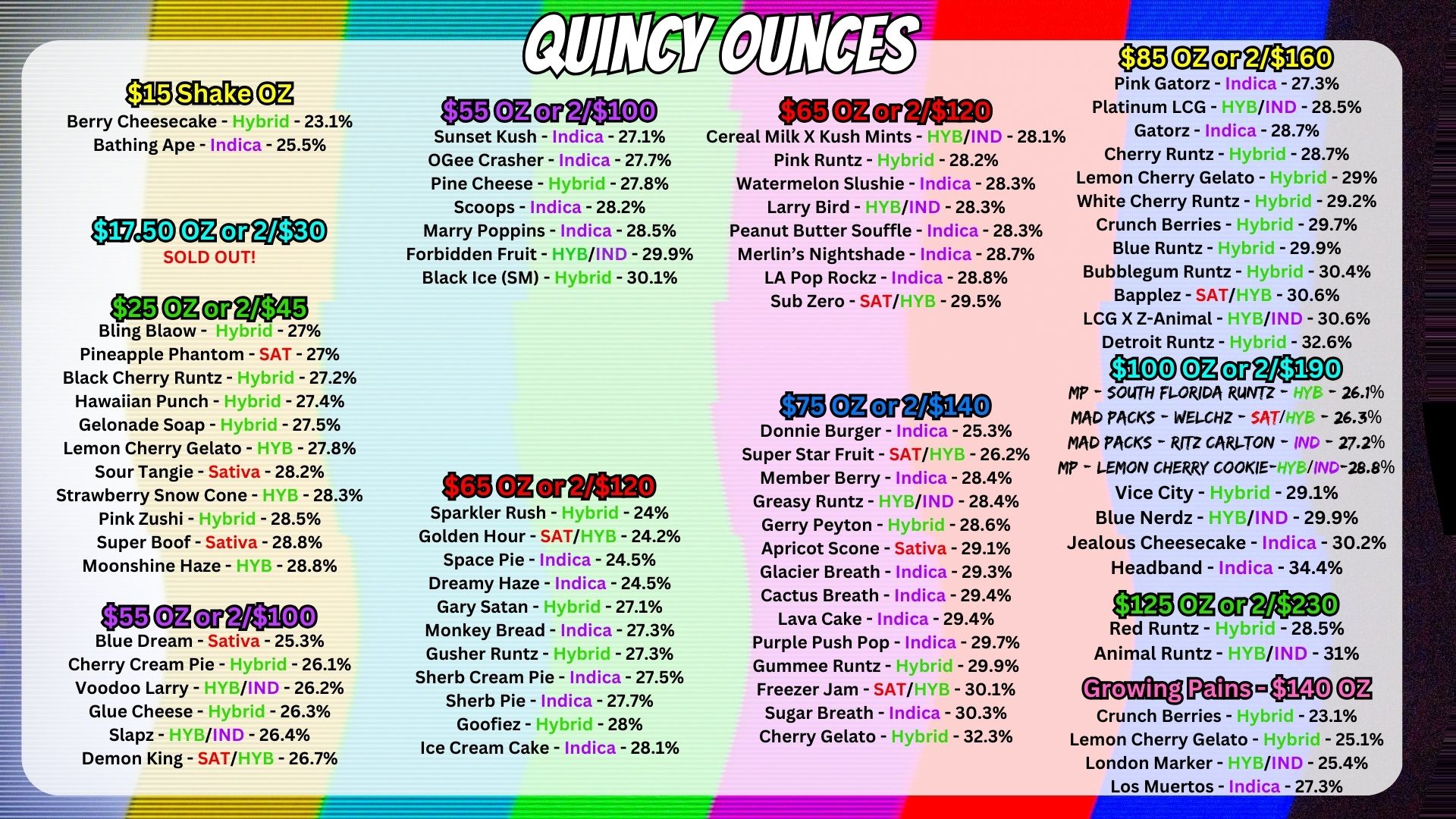 Quincy Menu Templates (8)